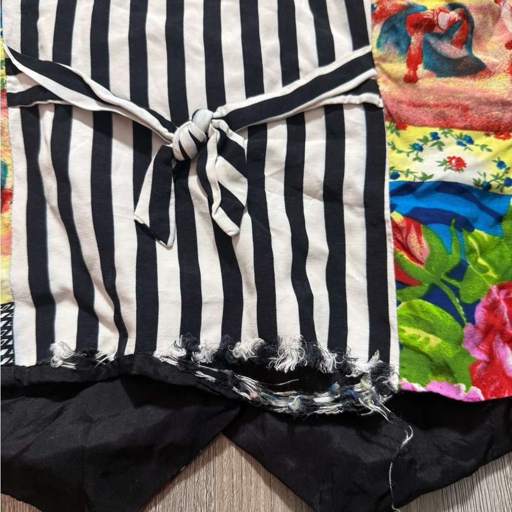 Sandro Paris Multicolor Patchwork Vest, Women's S… - image 5